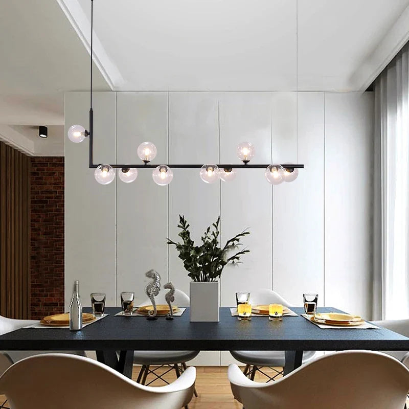 lustre linéaire moderne pour décoration intérieure et table
