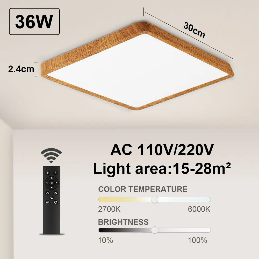 Tuya Smart LED plafonnier App commande vocale Alexa Google télécommande plafonniers carrés salon chambre éclairage
