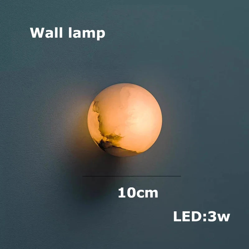 lustre suspendu led marbre géométrique intensité variable