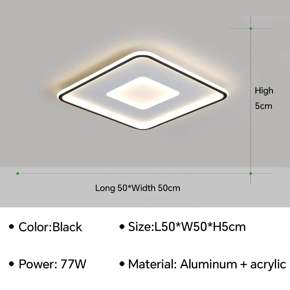 plafonnier led moderne pour décoration intérieure et éclairage design