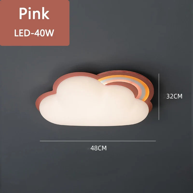 plafonnier nuage pour chambre de bébé garçon fille décor éclairage