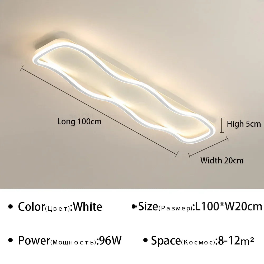 lustre moderne à leds pour décoration intérieure