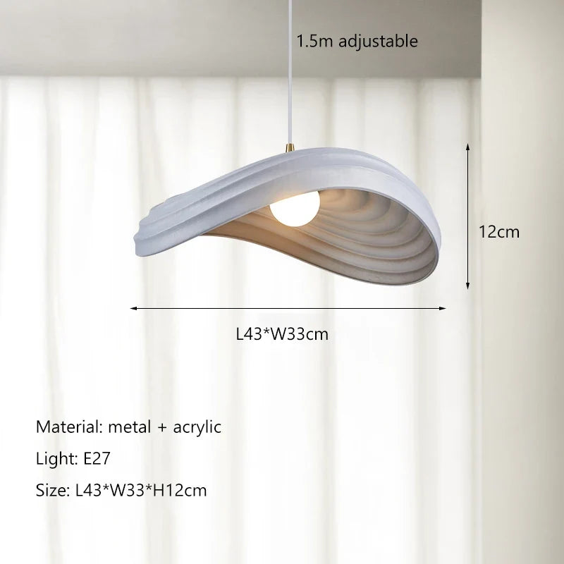 lustre style wabi sabi nordique led pour décoration maison