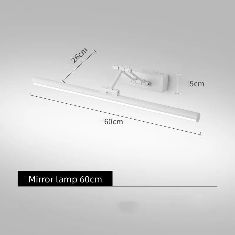 lampe led étanche pour miroir armoire pliable télescopique