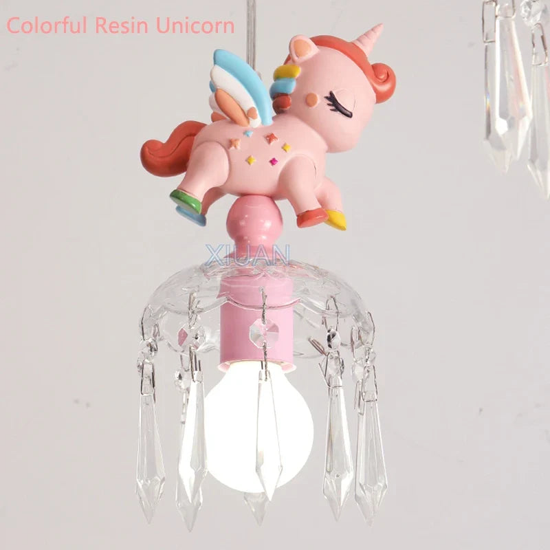 suspension dessin animé pegasus licorne pour enfants