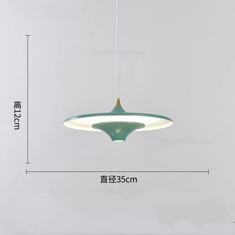 suspension led modernes simples et créatives nordiques