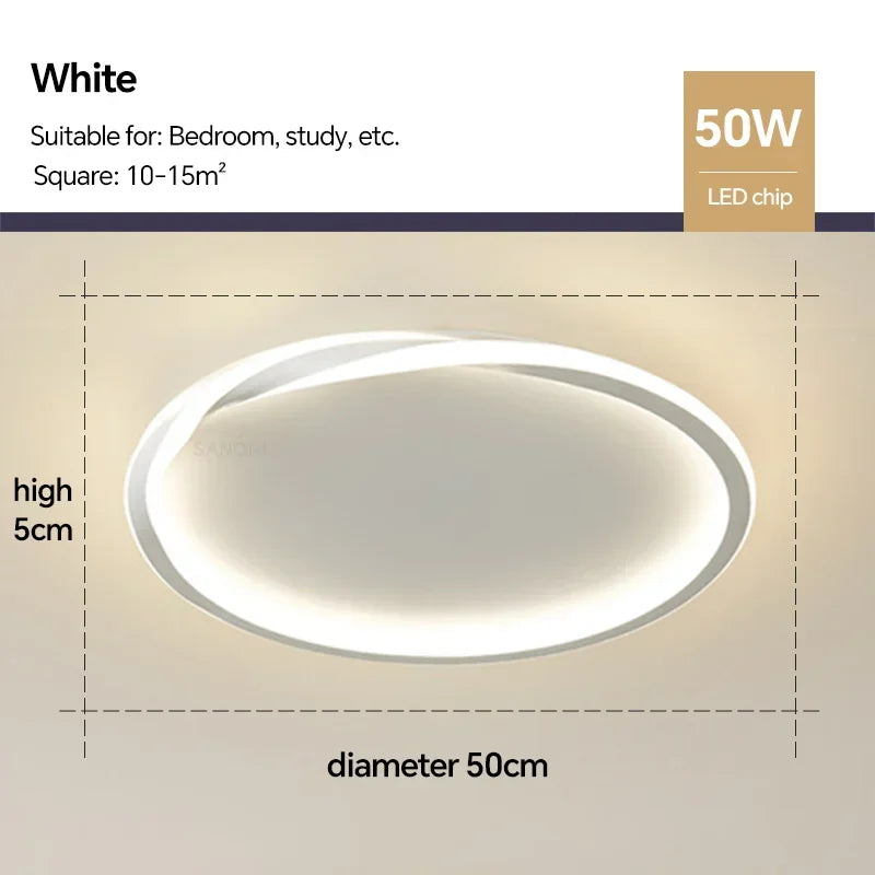 plafonnier led moderne pour décoration intérieure élégante