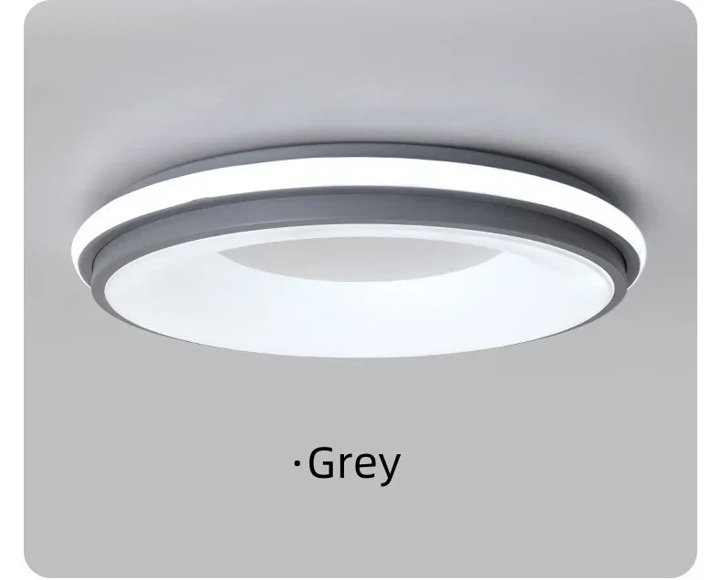 LED Nordique Macaron Plafonnier Moderne Créatif Couleur Circulaire Luminaire Chambre Chambre D'enfant Salon Lampe À La Maison