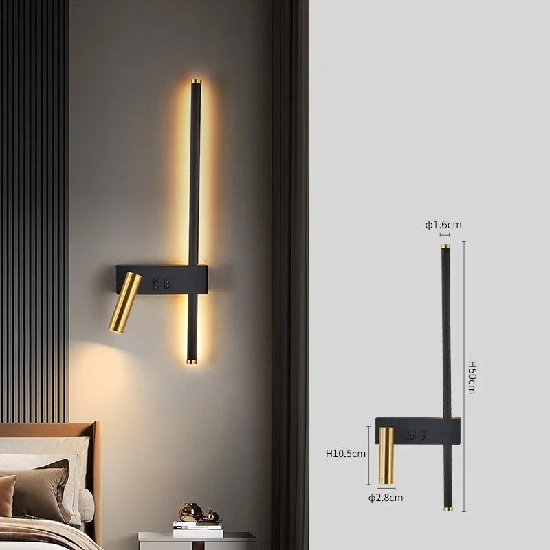 lampe de chevet murale scandinave pour intérieur moderne