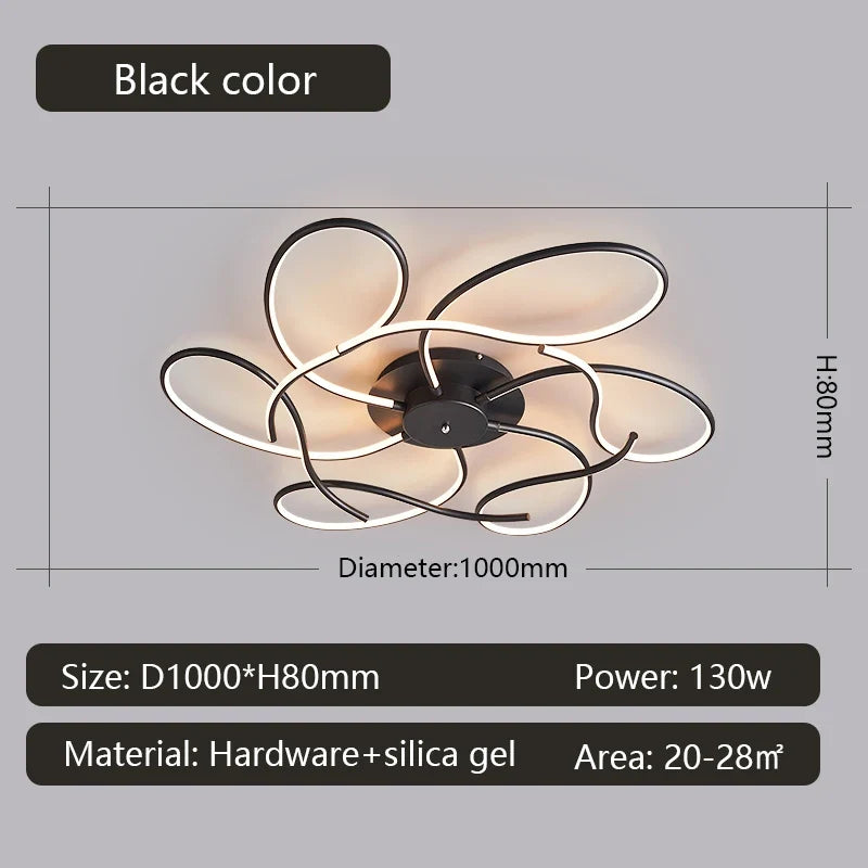 plafonnier moderne minimaliste design luminaire intérieur élégant