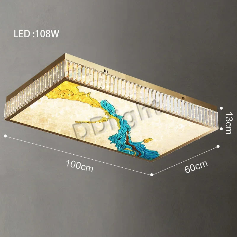 luminaire art déco led dimmable doré