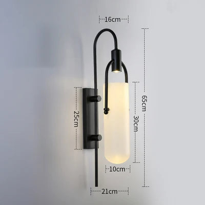 applique murale led postmoderne luminaire décoratif d'intérieur