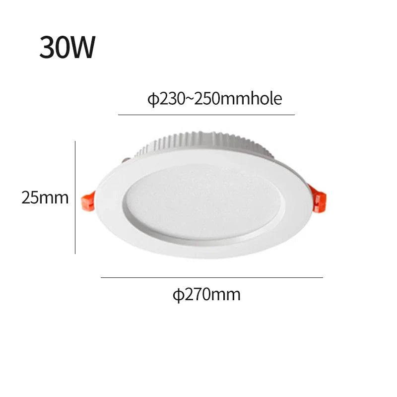 plafonnier led intérieur éclairage blanc froid moderne