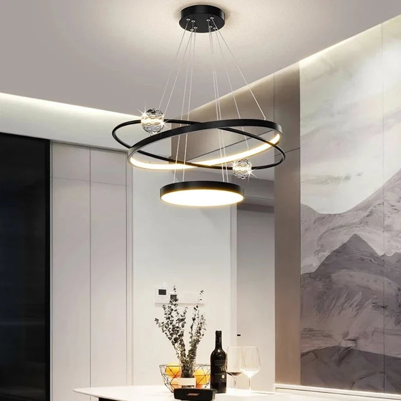 lustre moderne pour un éclairage intérieur décoratif élégant