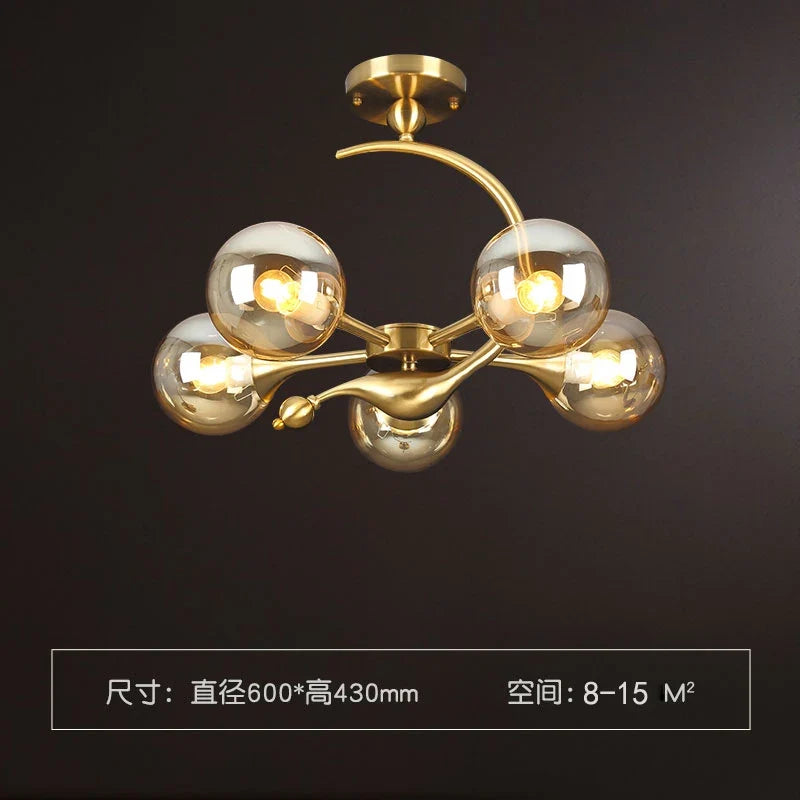 lustre nordique post-moderne simple style américain moderne