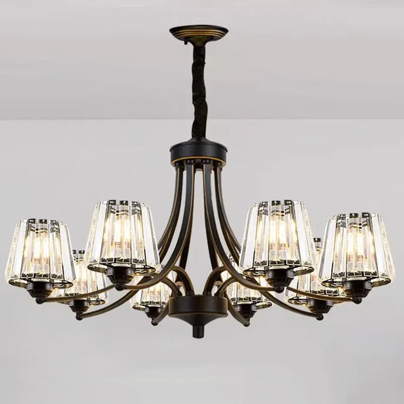 Lustre led design moderne luminaire décoratif d'intérieur