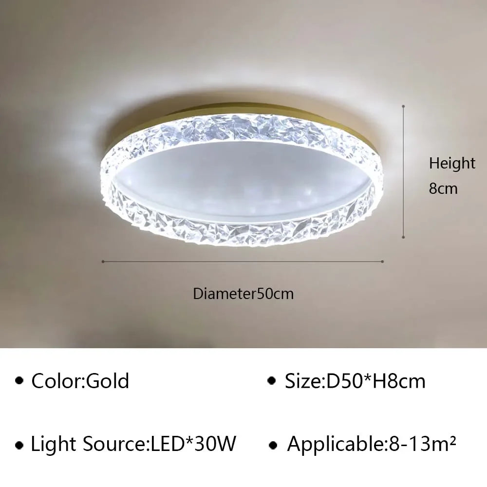 plafonnier moderne led pour décoration intérieure