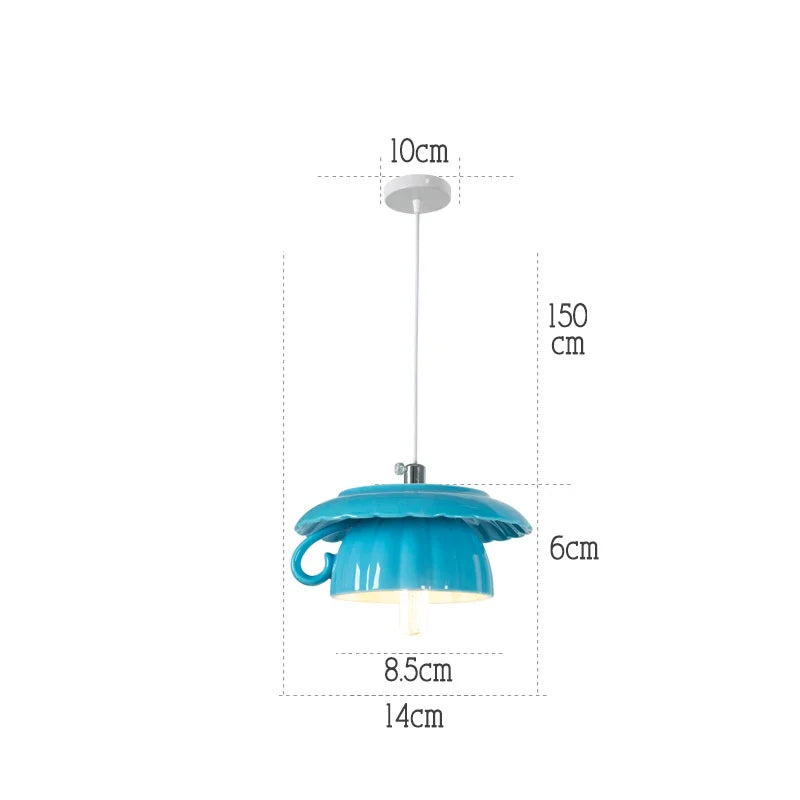 lampe suspension céramique moderne led