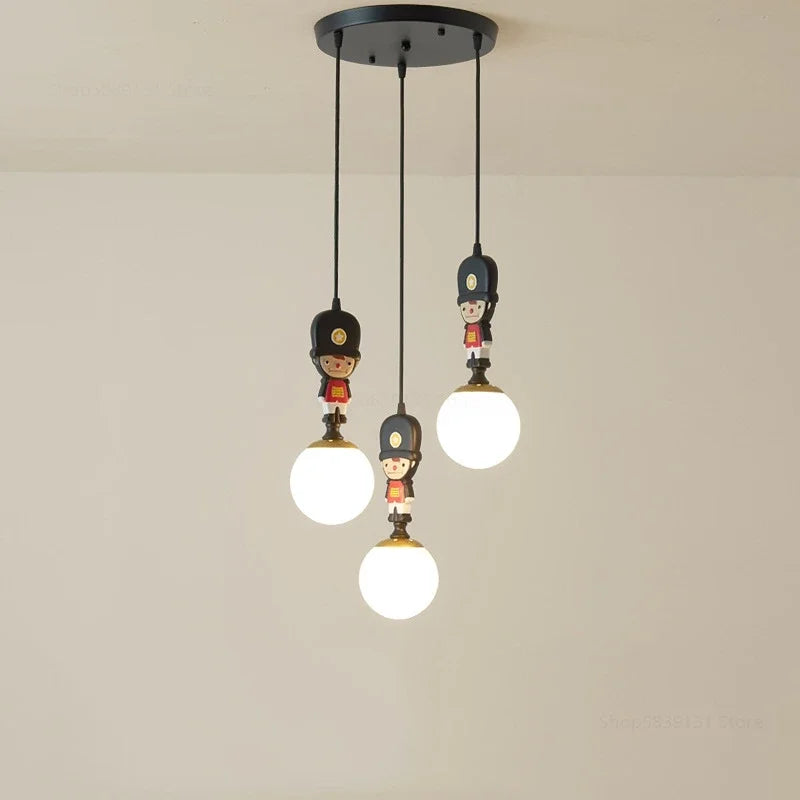 suspension à led créative style nordique pour chambre enfant