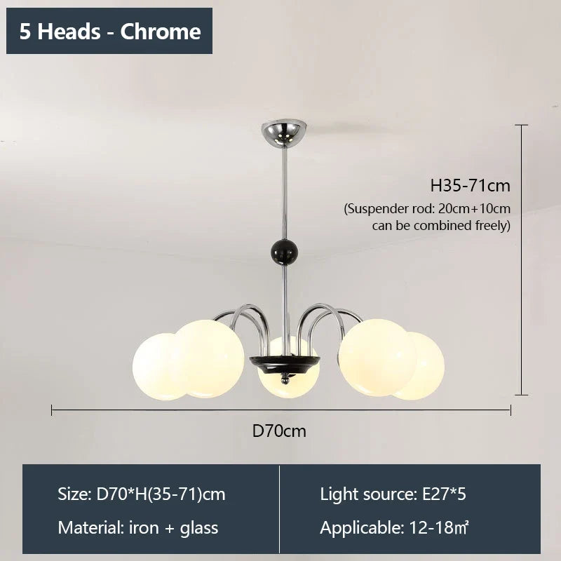 lustre rétro romantique avec protection des yeux et lumière douce