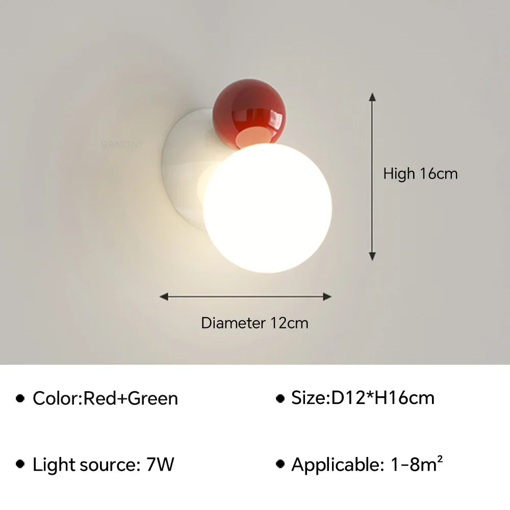 applique murale led nordique créative pour décoration intérieure