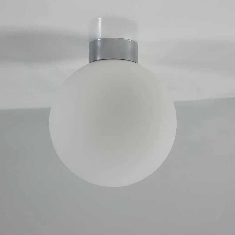 Plafonnier Led rond en forme de boule de verre