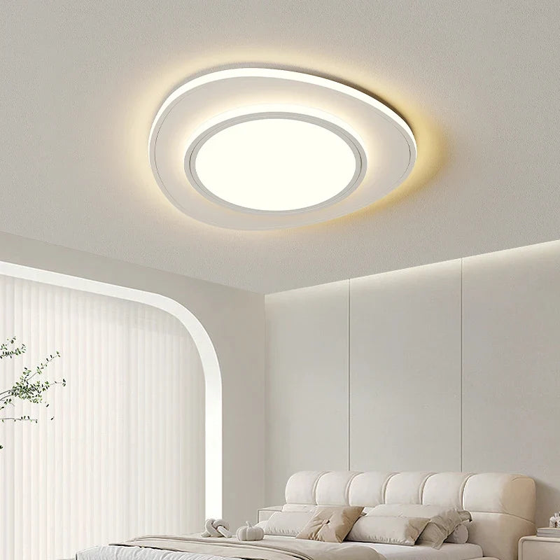 plafonnier double couche moderne pour un éclairage élégant à la maison