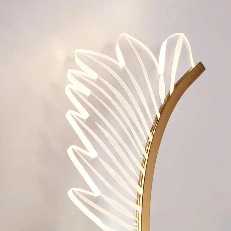 applique murale aile nordique art moderne luxe porche lumière