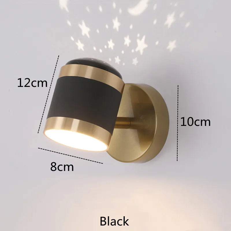 applique murale moderne à led avec interrupteur pour miroir décoratif