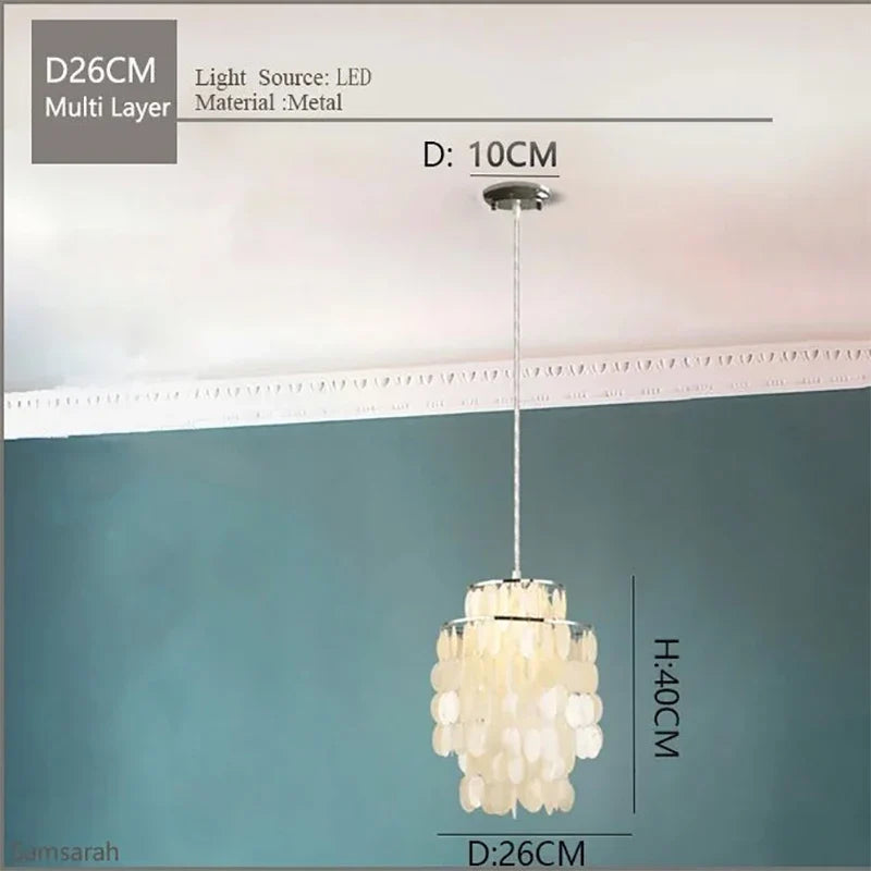 suspension en métal doré pour intérieur élégant