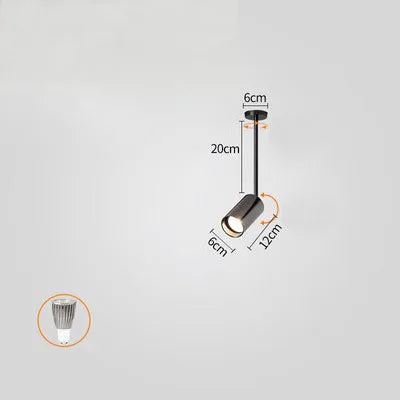 projecteur à perche pour magasin et salon de manucure