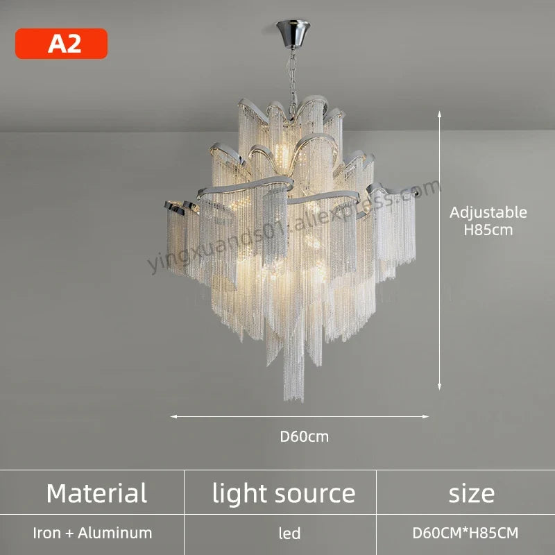 suspension design minimaliste avec pompon pour intérieur moderne