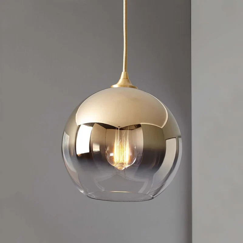 suspension modernes en verre pour décoration nordique