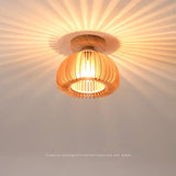 plafonnier led en bois massif design minimaliste moderne