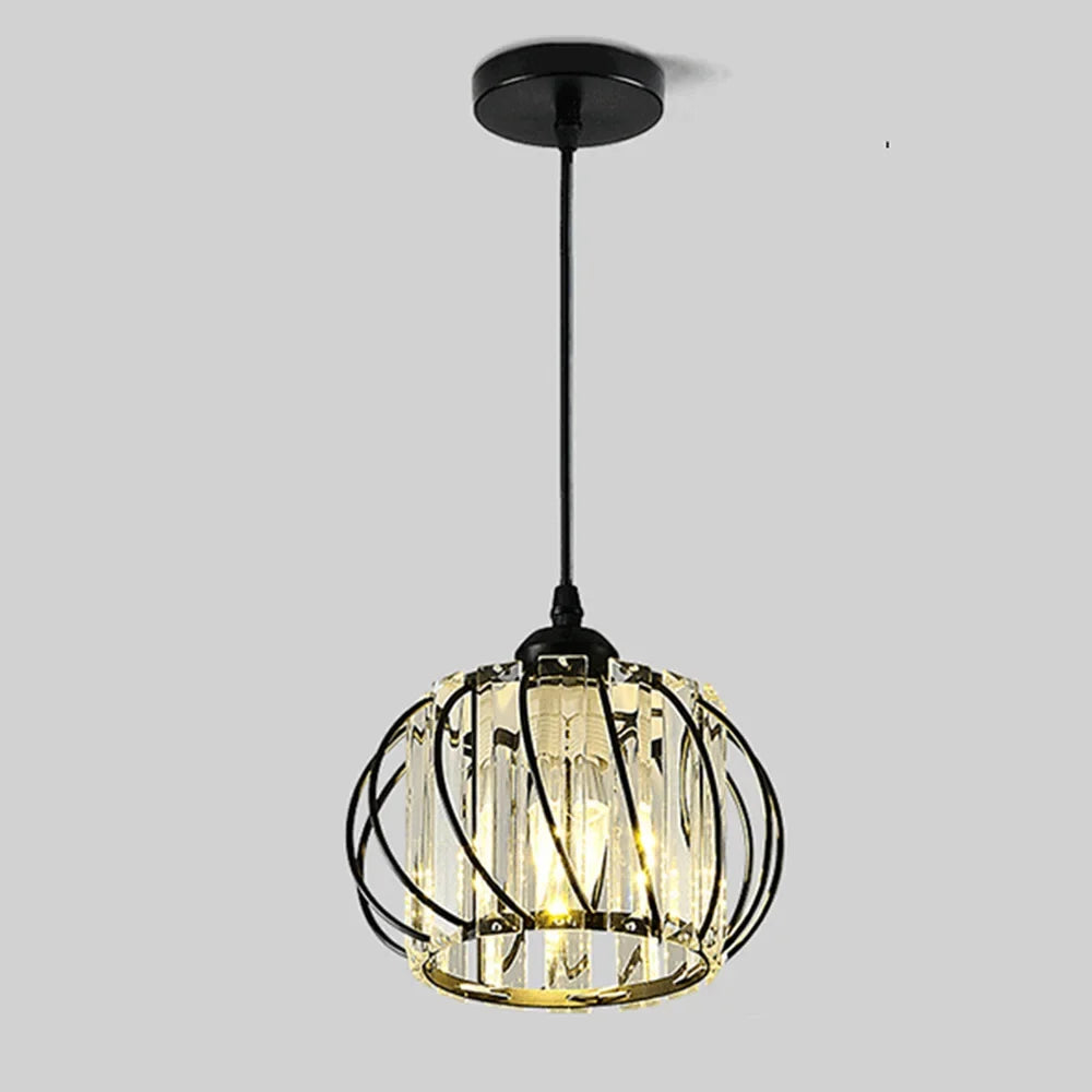 Simple Nordic glass chandelier, modern LED lights for living room, study, hallway, hallway, flat lamps, interior lighting