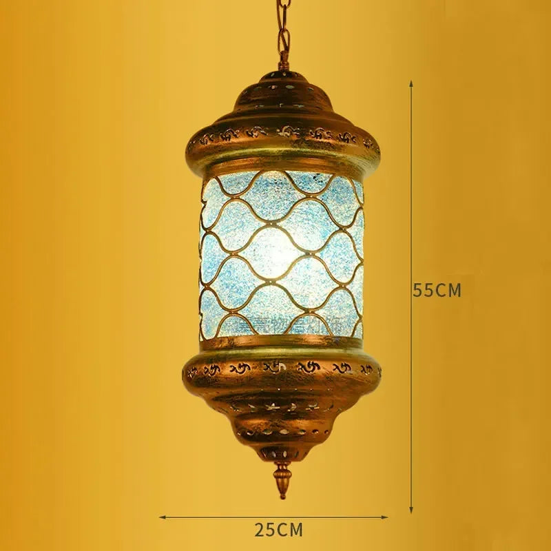 lustre suspendu asiatique décoratif pour intérieur bohème