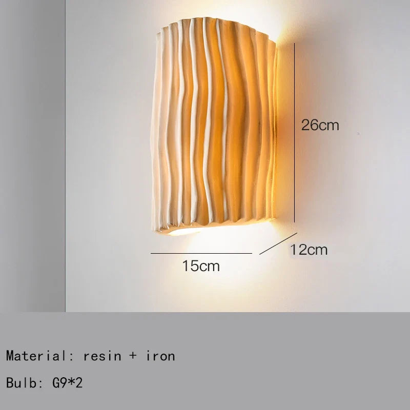 applique murale en résine artistique pour décoration