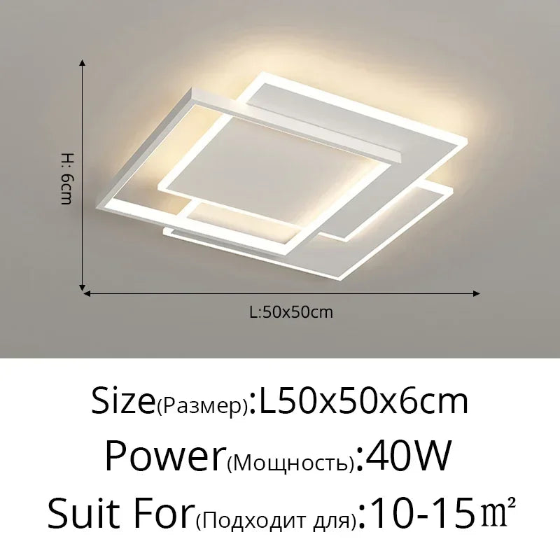plafonnier led suspendu design moderne luminaire décoratif d'intérieur