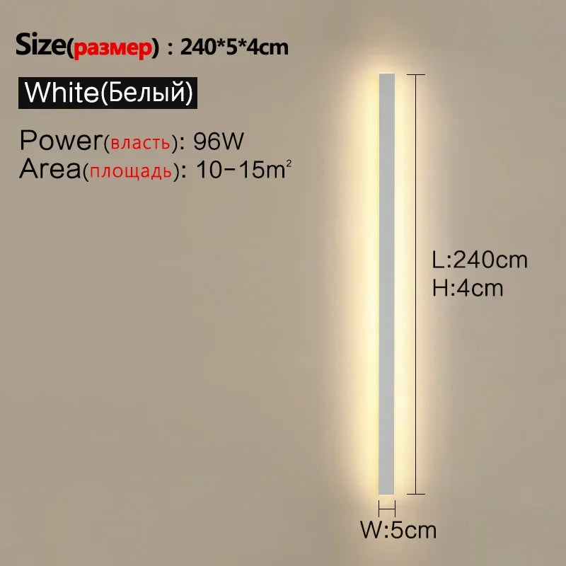 applique murale extérieure à led étanche pour éclairage décoratif