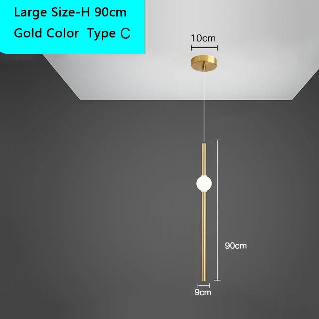 suspension led moderne pour éclairage intérieur créatif