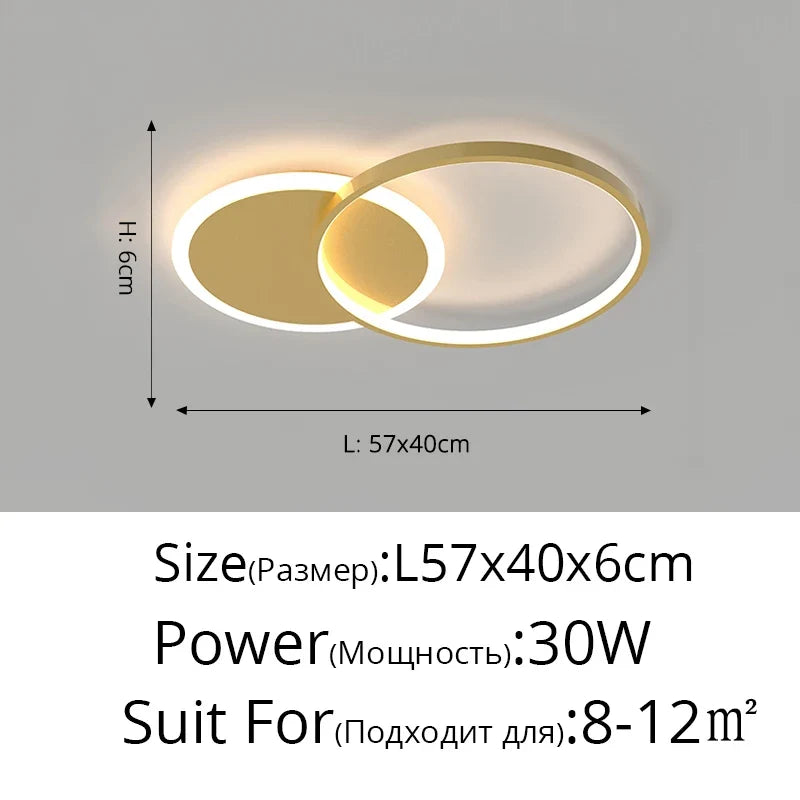 lustre led moderne minimaliste à intensité variable pour éclairage intérieur