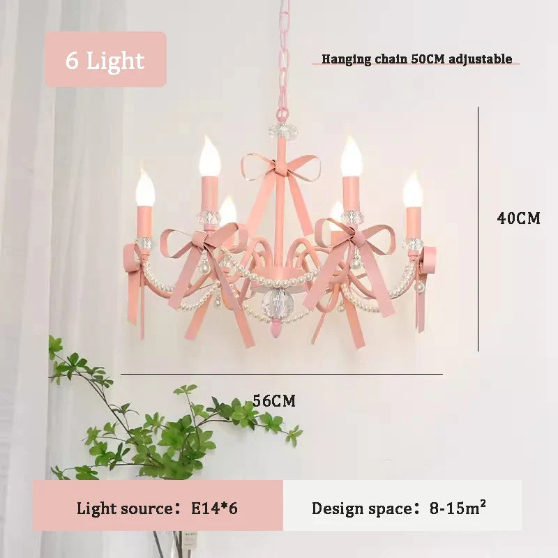 lustre romantique mignon pour chambre enfant décoration lumineuse