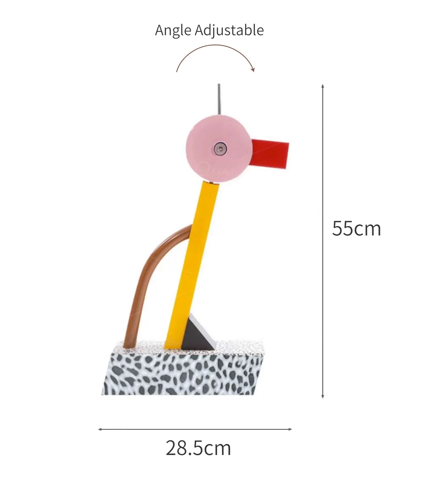 Novel Artistic Design LED Floor Lamp, Creative Color Building Blocks, Living Room Children's Room Station Light Angle Adjustable
