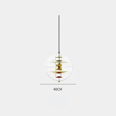 suspension boule chrome acrylique esthétique bar cafe