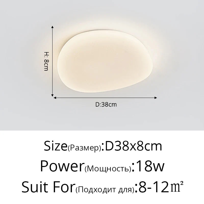 plafonnier led de style nordique avec simplicité créative