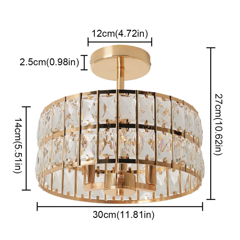lustre de luxe en cristal suspendu pour décoration maison