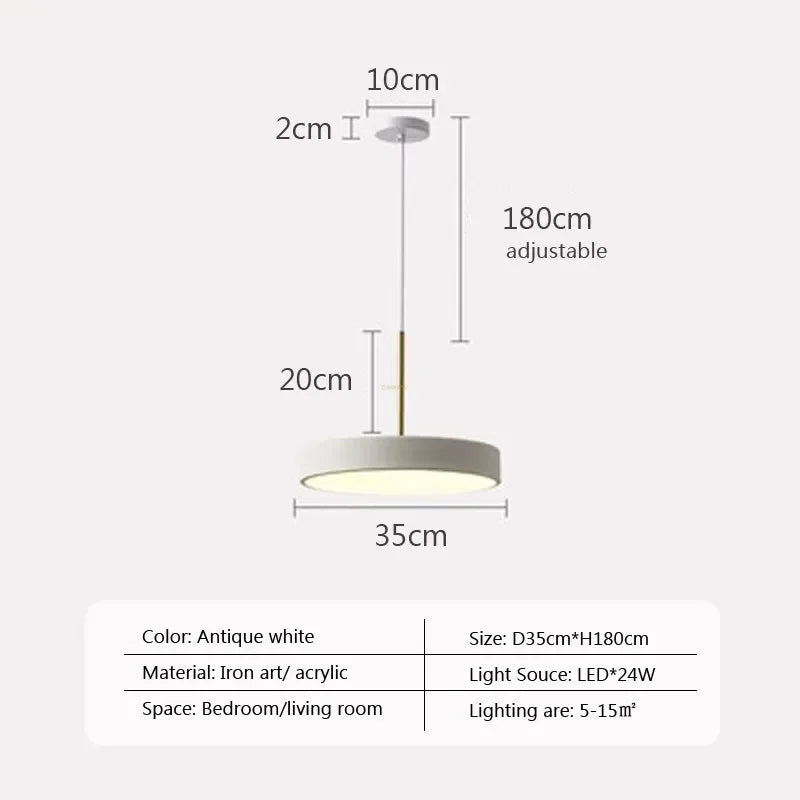 suspension led multicolore design pour éclairage intérieur moderne