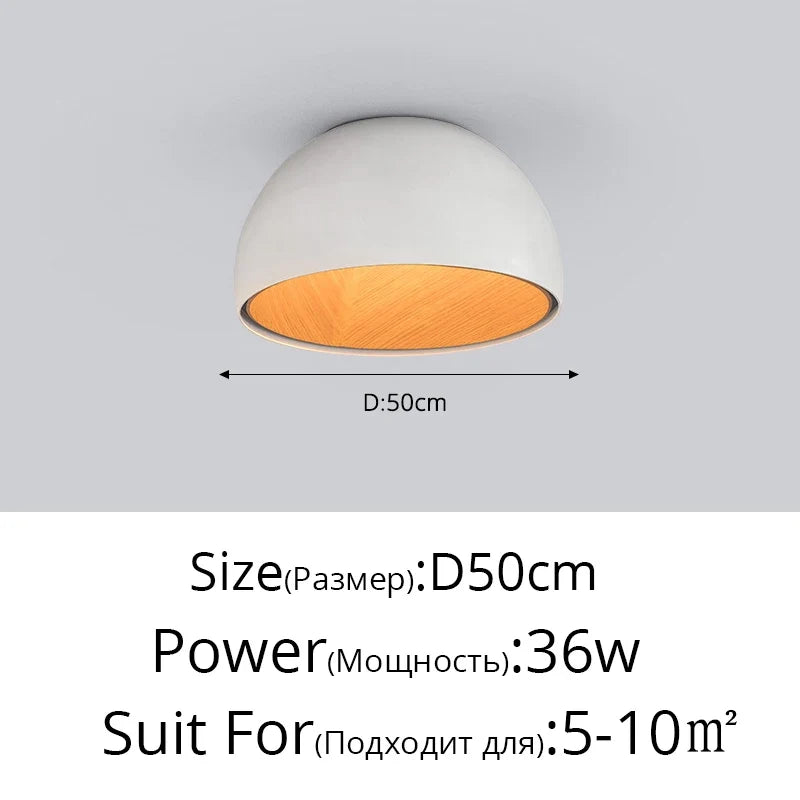 Moderne Simple bois LED lustre lumière balcon couloir créatif grain de bois lampe d'intérieur chambre Luminaires couleurs blanc ou noir