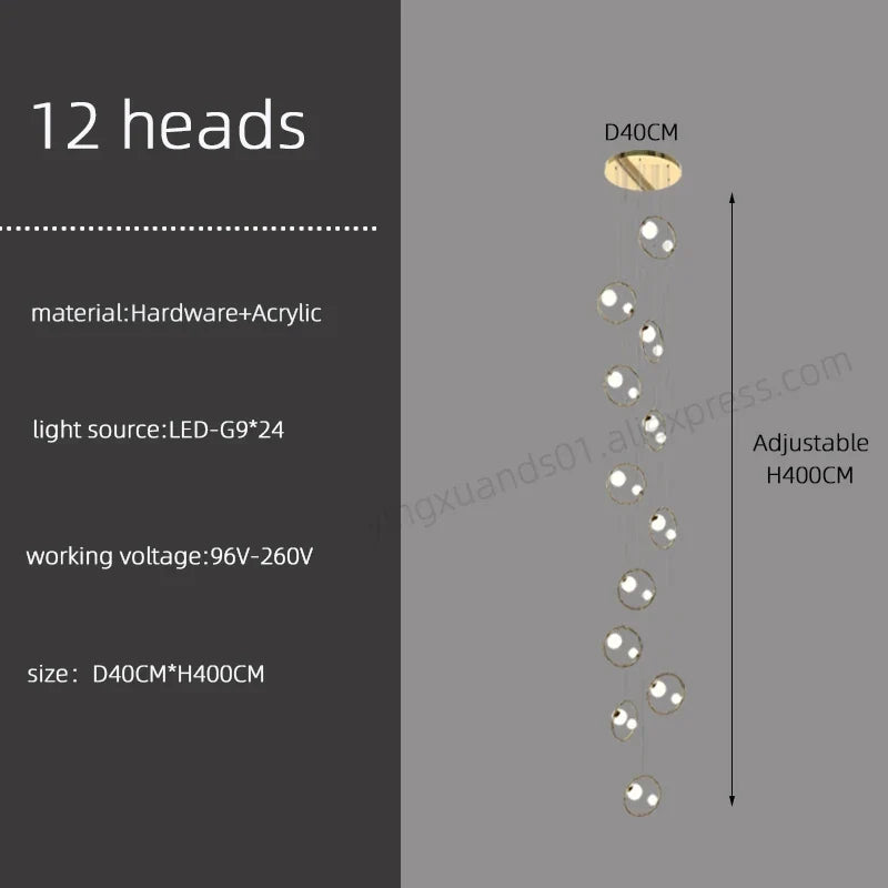 lustre moderne design pour un intérieur loft élégant