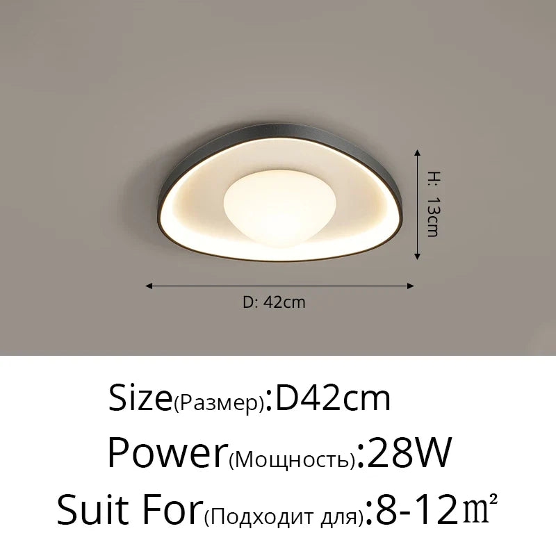 plafonnier led design moderne à spectre complet nouveau modèle 2024